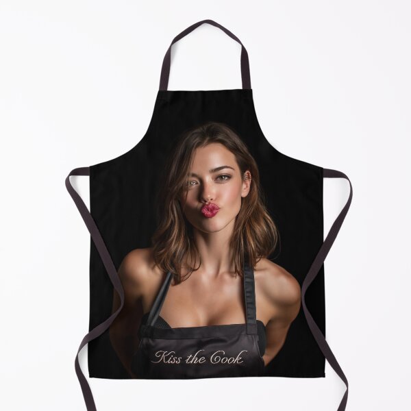 Item preview, Kiss the Cook – Stylish cooking design with modern fashion aesthetics designed and sold by Meiersbeste.