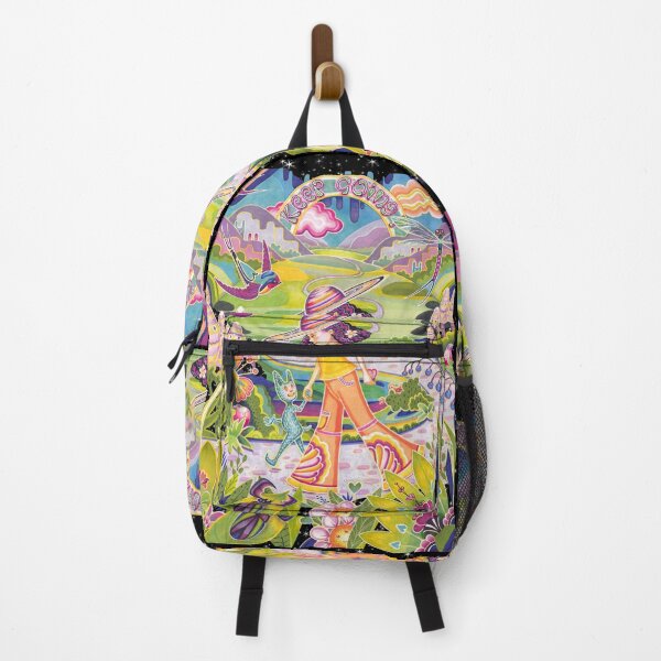 Item preview, Keep Going! Cute Psychedelic Motivational Art designed and sold by Inky Paige.