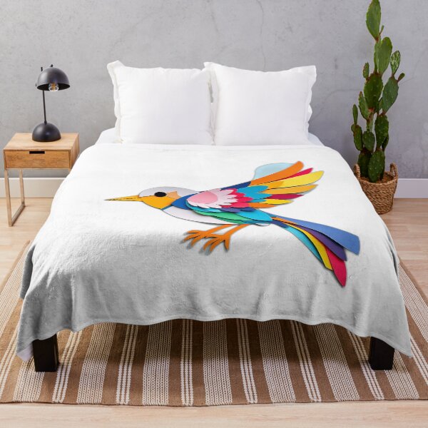 Item preview, Colorful Paper Collage Bird designed and sold by sharon1210.
