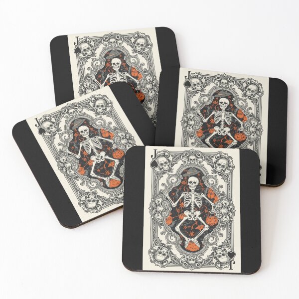 Item preview, Jack of Skeletons – Ornate Halloween Playing Card designed and sold by Agart-Desing.