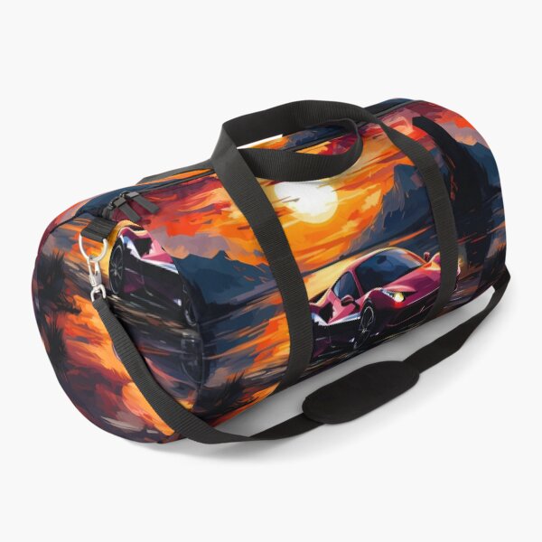 Item preview, Supercar Reflected In Water At Vibrant Evening Sunset designed and sold by RevUpDesign.