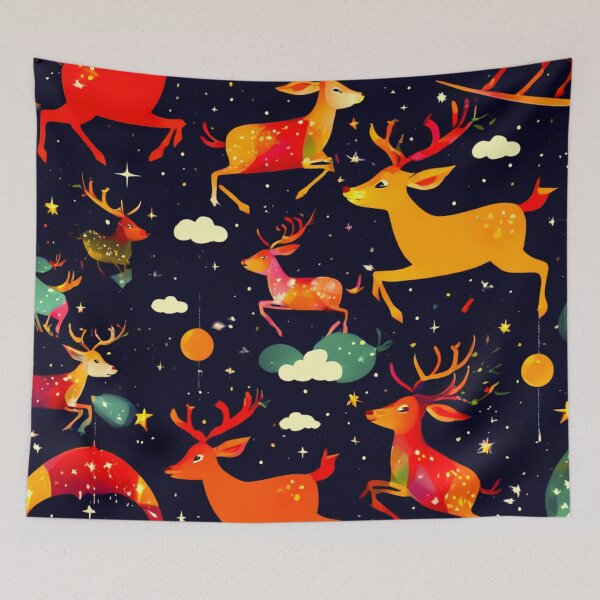 Item preview, Space Reindeer  designed and sold by Zofia Sosnecka.