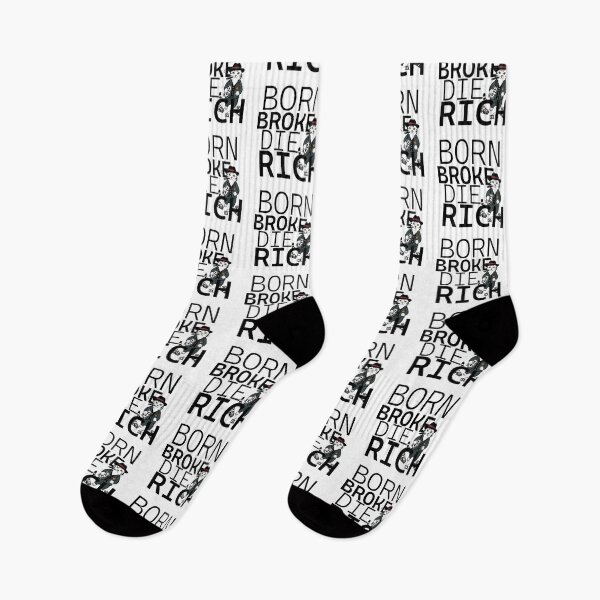 Item preview, Born Broke Die Rich Mafia Cat Design designed and sold by MonkiFlipp.