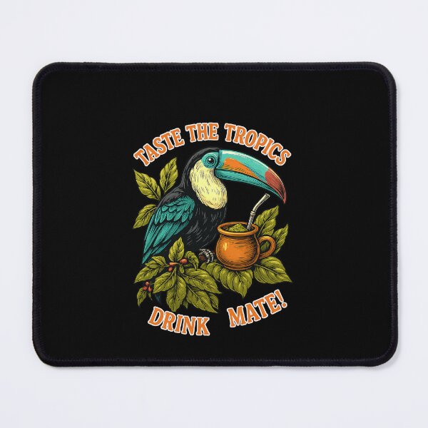 Item preview, Vintage Toucan with Yerba Mate – “Taste the Tropics” designed and sold by flamini.