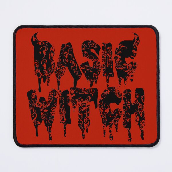 Item preview, Red and Black Basic Witch Art | Goth Grunge Scary Halloween Dripping Slogan designed and sold by velvetearth.