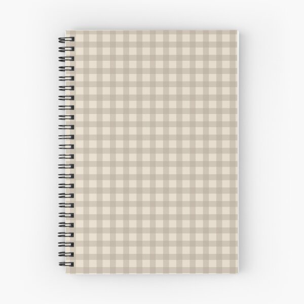 Item preview, Rock Brown & Cosy Cream Gingham Plaid Print designed and sold by Daniel Bevis Design.