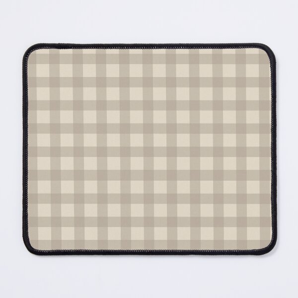 Item preview, Rock Brown & Cosy Cream Gingham Plaid Print designed and sold by Daniel Bevis Design.
