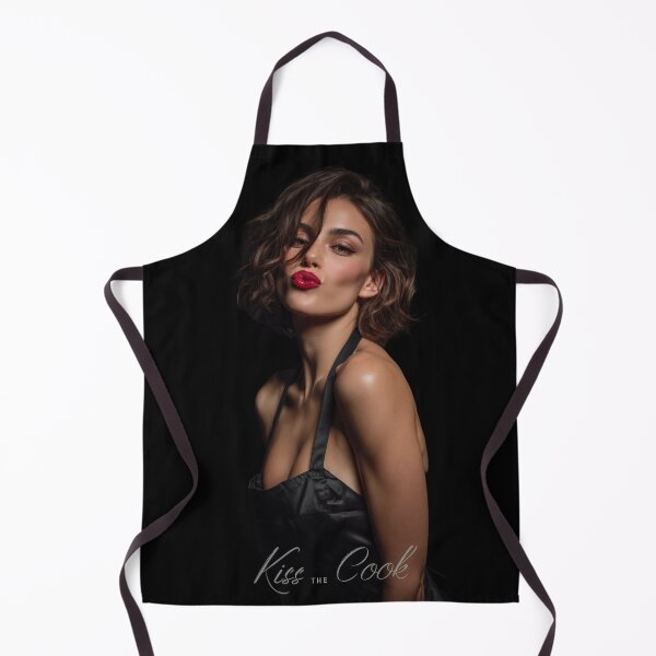 Item preview, Kiss the Cook – Stylish cook with a modern fashion look designed and sold by Meiersbeste.