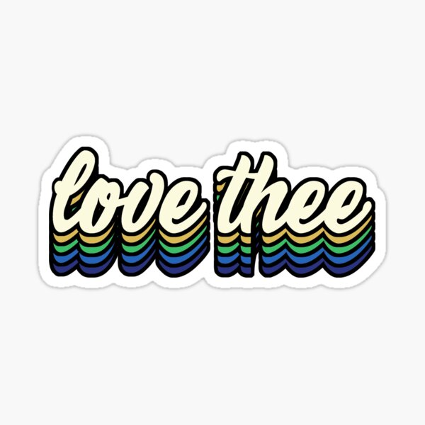 Item preview, Love Thee - blue and gold designed and sold by laurel98.
