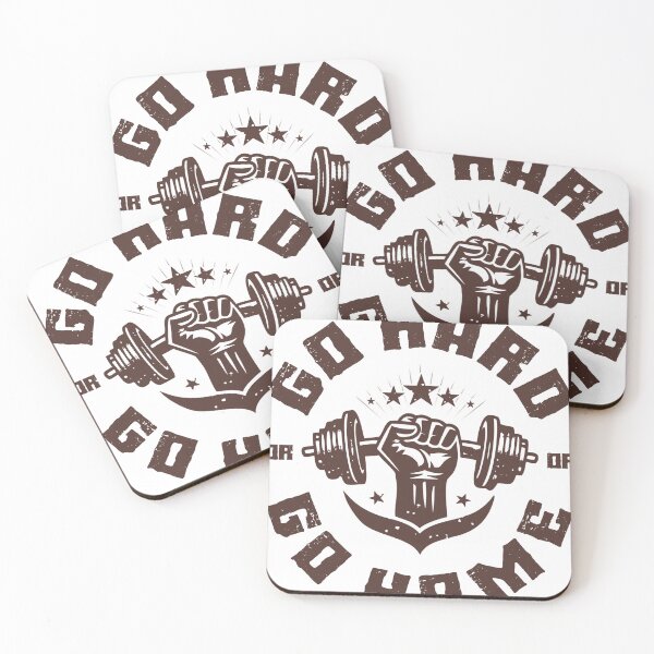Item preview, Go Hard or Go Home Gym Grunge Motivation designed and sold by redwolf92.