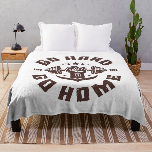 Item preview, Go Hard or Go Home Gym Grunge Motivation designed and sold by redwolf92.