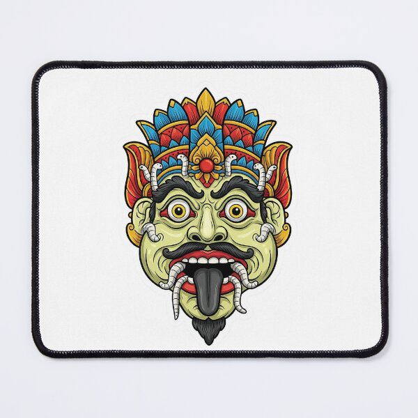 Item preview, Gulma Sanniya Stomach Disease Mask Sticker - Worm Demon Art designed and sold by bloomling.
