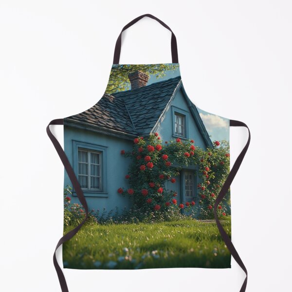 Item preview, Roselight Cottage – A Blooming Blue Escape designed and sold by NaomiRut.