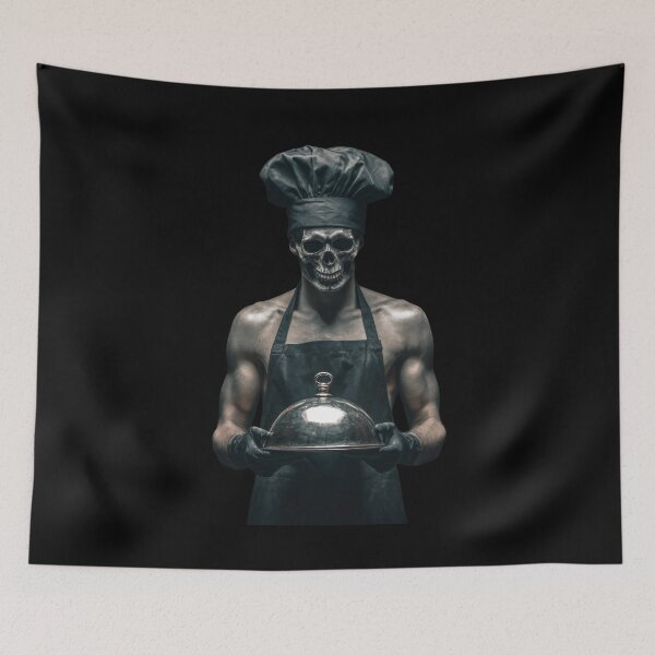 Item preview, Gothic chef with skull – dark fantasy design designed and sold by Meiersbeste.