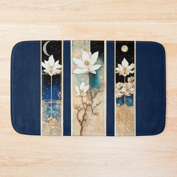 Item preview, Art Nouveau Celestial Magnolia Triptych designed and sold by LanaGustavsson.