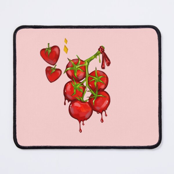 Item preview, cute drawing of tomatoes and hearts designed and sold by Eyes_digitalart.