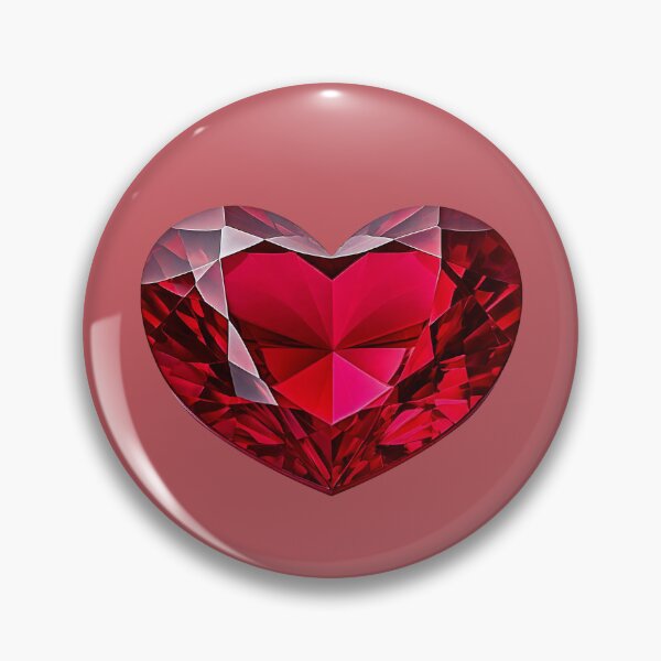 Item preview, July Birthstone - Ruby Heart Poster designed and sold by fatchairprint.