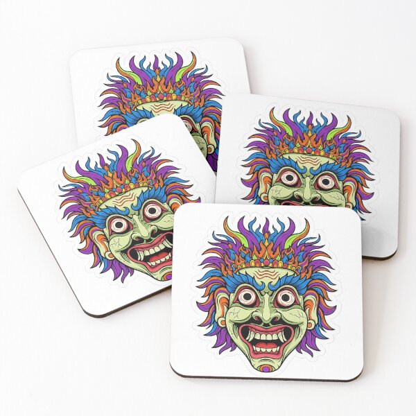 Item preview, Pissu Sanniya Madness Mask Sticker - Insanity Demon Art designed and sold by bloomling.