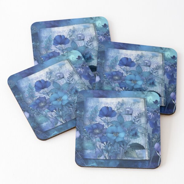 Item preview, Vintage Wild  Flower Journal Collection: Mood Indigo designed and sold by J Marielle Designs.