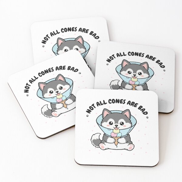 Item preview, Not All Cones Are Bad Alaskan Malamute Dog Cone - Funny Ice Cream designed and sold by The Real Life Symphony.
