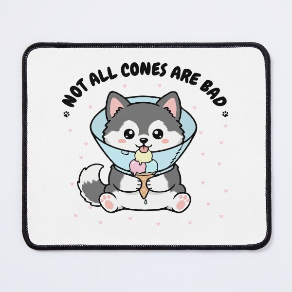 Item preview, Not All Cones Are Bad Alaskan Malamute Dog Cone - Funny Ice Cream designed and sold by The Real Life Symphony.