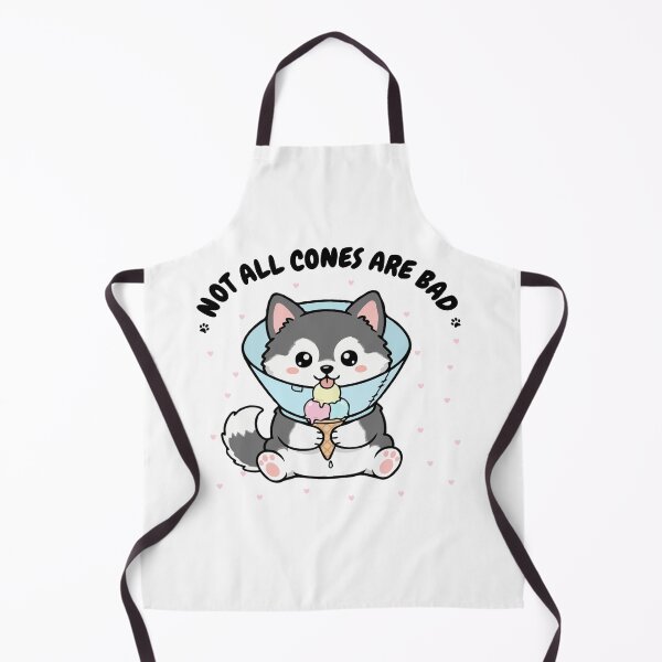 Item preview, Not All Cones Are Bad Alaskan Malamute Dog Cone - Funny Ice Cream designed and sold by The Real Life Symphony.