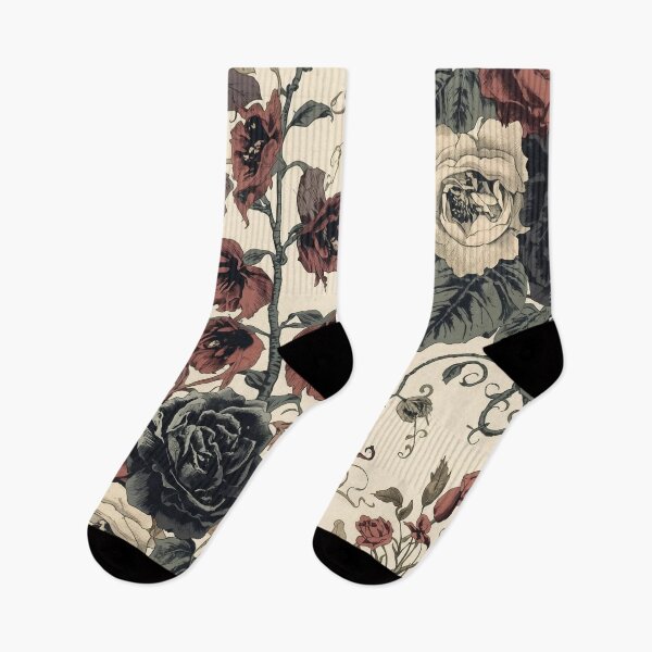 Item preview, Poison Garden – Dark Cottagecore Pattern designed and sold by Deezyned.