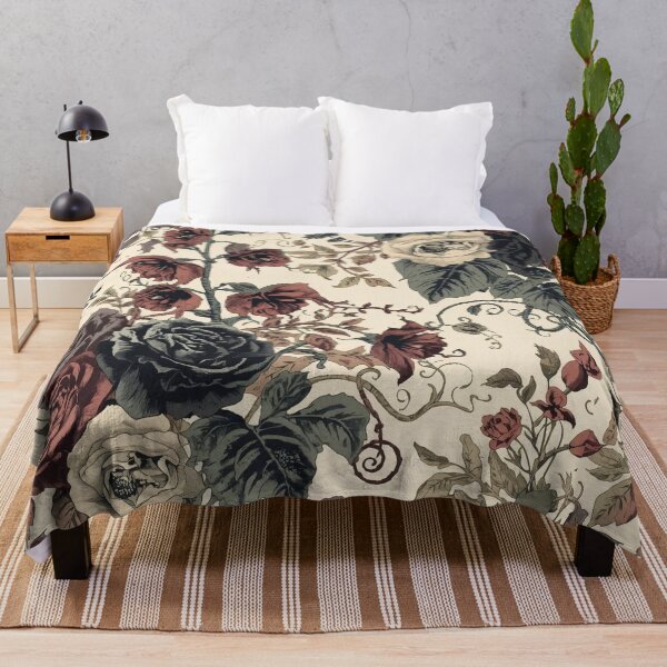 Item preview, Poison Garden – Dark Cottagecore Pattern designed and sold by Deezyned.