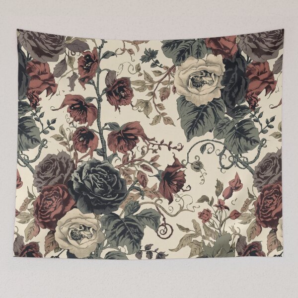 Item preview, Poison Garden – Dark Cottagecore Pattern designed and sold by Deezyned.