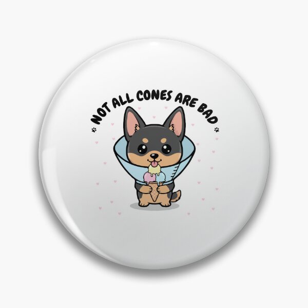 Item preview, Not All Cones Are Bad Australian Kelpie Dog Cone - Funny Ice Cream designed and sold by The Real Life Symphony.