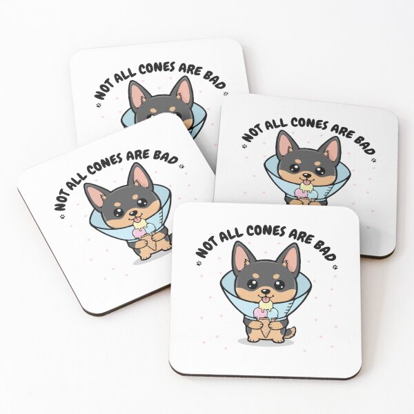 Item preview, Not All Cones Are Bad Australian Kelpie Dog Cone - Funny Ice Cream designed and sold by The Real Life Symphony.
