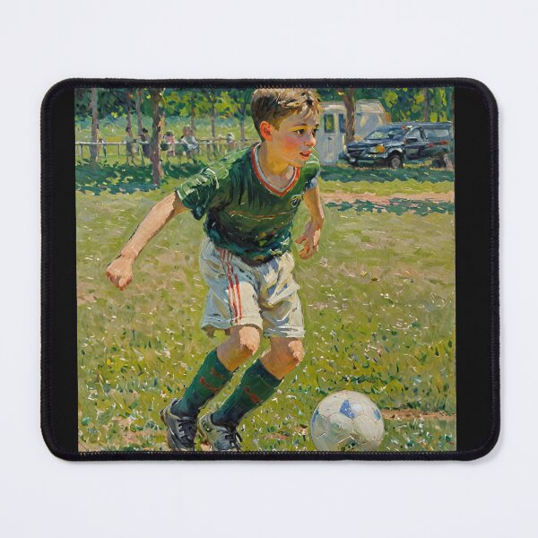 Item preview, Boy playing soccer designed and sold by sid1802.