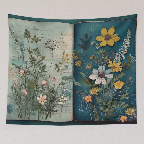 Item preview, Vintage Wild Flower Journal Collection: Field Flowers designed and sold by J Marielle Designs.
