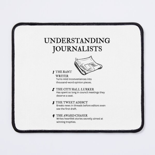 Item preview, Reporter Problems – Funny Journalist Gift Idea designed and sold by PsyFlow35.