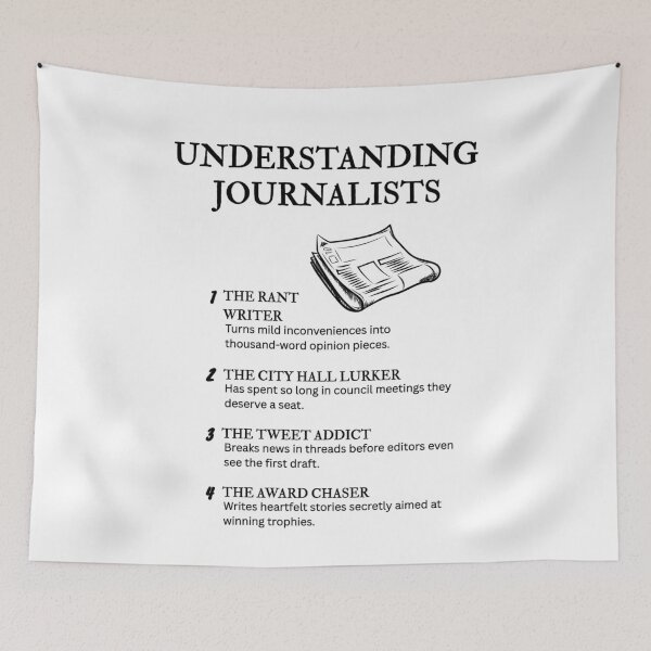 Item preview, Reporter Problems – Funny Journalist Gift Idea designed and sold by PsyFlow35.