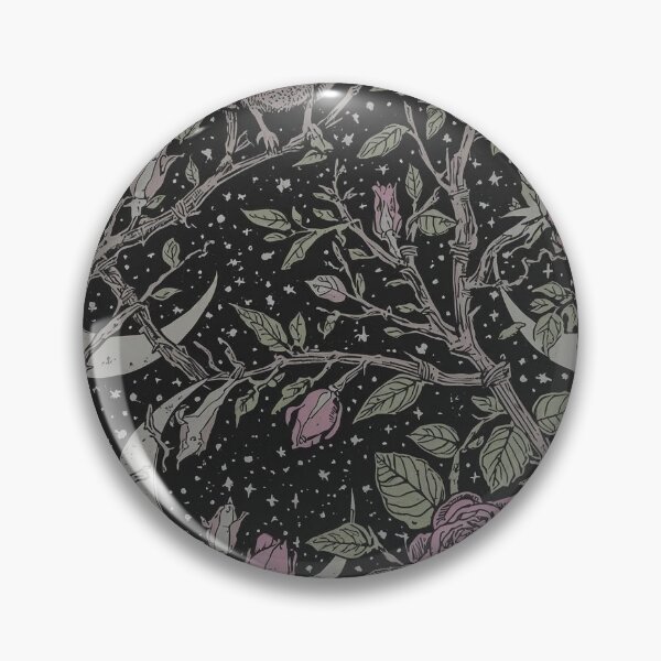 Item preview, Bats & Brambles – Dark Cottagecore Pattern designed and sold by Deezyned.