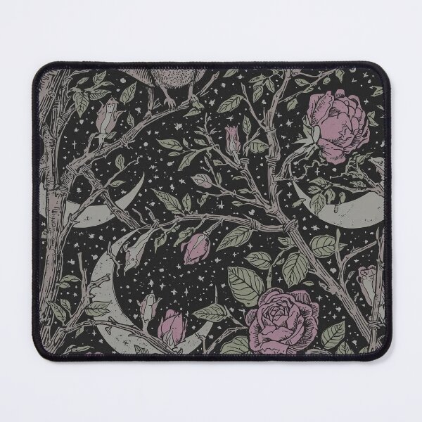 Item preview, Bats & Brambles – Dark Cottagecore Pattern designed and sold by Deezyned.