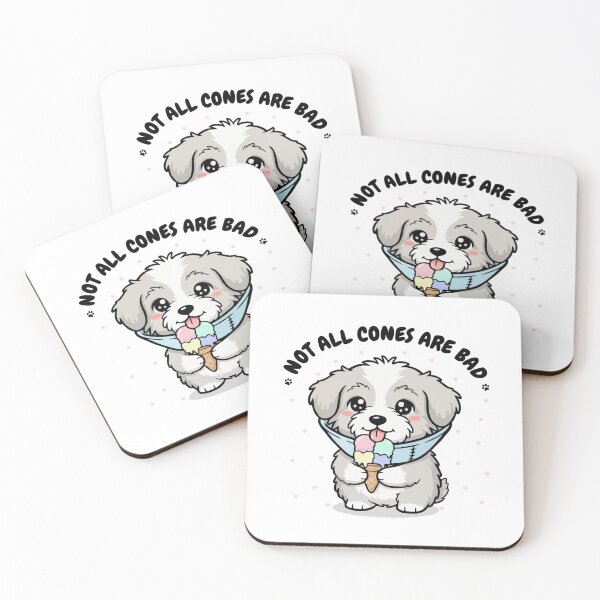 Item preview, Not All Cones Are Bad Bearded Collie Dog Cone - Funny Ice Cream designed and sold by The Real Life Symphony.