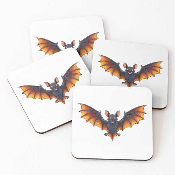 Item preview, Halloween bat flying, scary bat flying vector as a Halloween or spooky decoration, bat flying with its wings fully spread designed and sold by Danler.