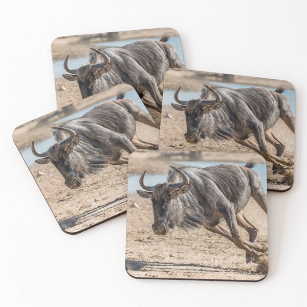 Item preview, Wild Spirit in Motion — Blue Wildebeest of Etosha designed and sold by DavideAntoniani.
