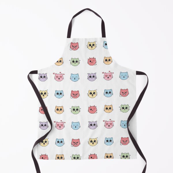 Item preview, Kawaii Cat Emoji Pack | Cute Pastel Kitty Face Expressions Collection designed and sold by PinFlick.