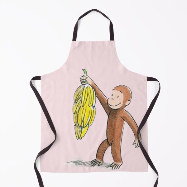 Item preview, George the curious with bananas designed and sold by Stickr.wld.