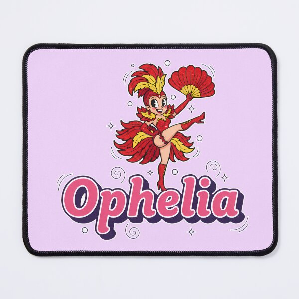 Item preview, Showgirl Ophelia Feather Fan Dancer designed and sold by Magic Pixels Shop.