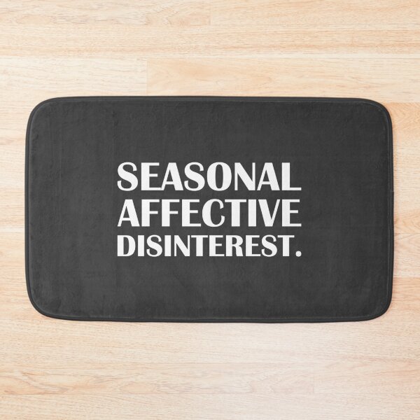 Item preview, Seasonal Affective Disinterest. / Introvert Joke Funny T-Shirt Label designed and sold by introvertvibes.