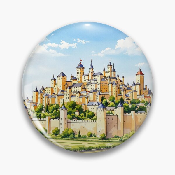 Item preview, Carcassonne - old medieval town (interpretation) designed and sold by jefboutique6150.