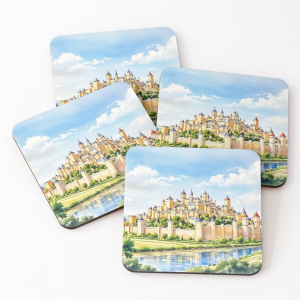 Item preview, Carcassonne - old medieval town (interpretation) designed and sold by jefboutique6150.