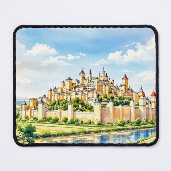 Item preview, Carcassonne - old medieval town (interpretation) designed and sold by jefboutique6150.