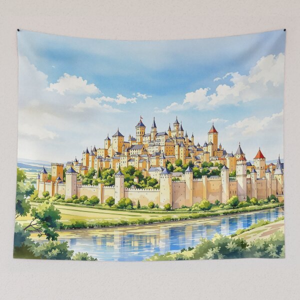 Item preview, Carcassonne - old medieval town (interpretation) designed and sold by jefboutique6150.