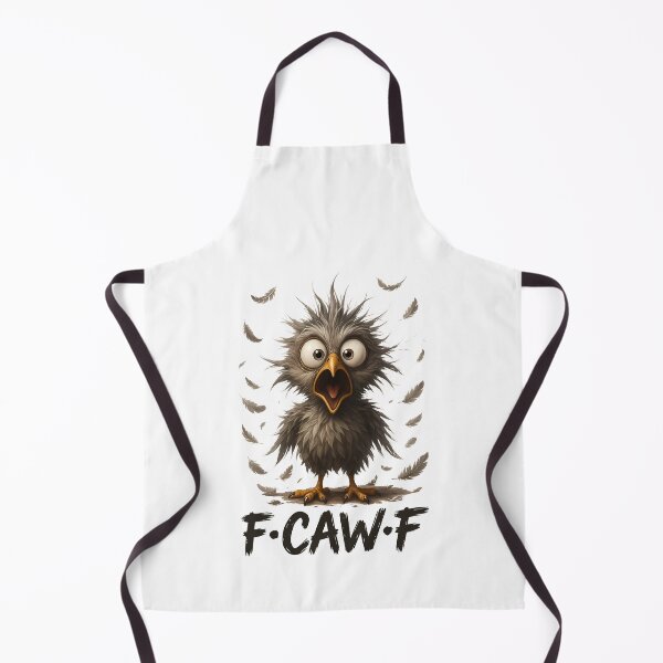 Item preview, F-CAW-F Funny Raven Chick Design designed and sold by CleanDecor.