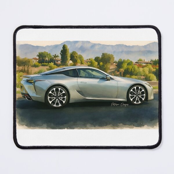 Item preview, Lexus LC500 Fanart (Silver) designed and sold by Peterson Designs.